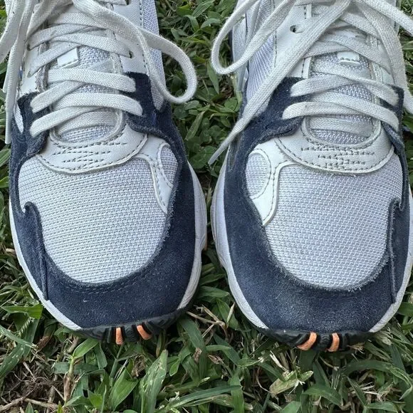 Adidas Originals Women’s Size 6 Shoes Falcon Crystal White Collegiate Navy - Picture 3 of 12